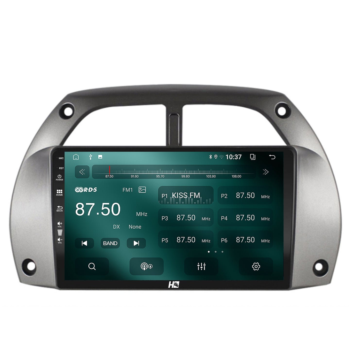 Navigatie HUB64 Toyota RAV4 (2001-2006), 2GB RAM, Android, GPS, Wi-FI, Carplay, Android Auto, USB, Bluetooth, Radio, Waze, Touchscreen, 9 inch