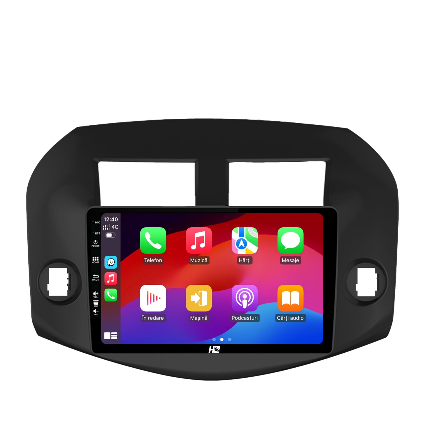 Navigatie HUB64 Toyota RAV4 (2005-2013), 2GB RAM, Android, GPS, Wi-FI, Carplay, Android Auto, USB, Bluetooth, Radio, Waze, Touchscreen, 10.1 inch