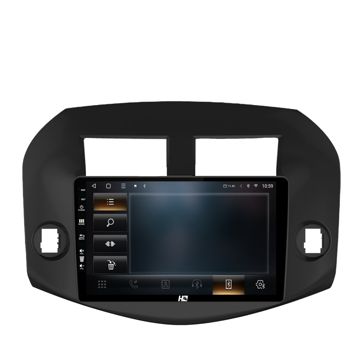 Navigatie HUB64 Toyota RAV4 (2005-2013), 2GB RAM, Android, GPS, Wi-FI, Carplay, Android Auto, USB, Bluetooth, Radio, Waze, Touchscreen, 10.1 inch