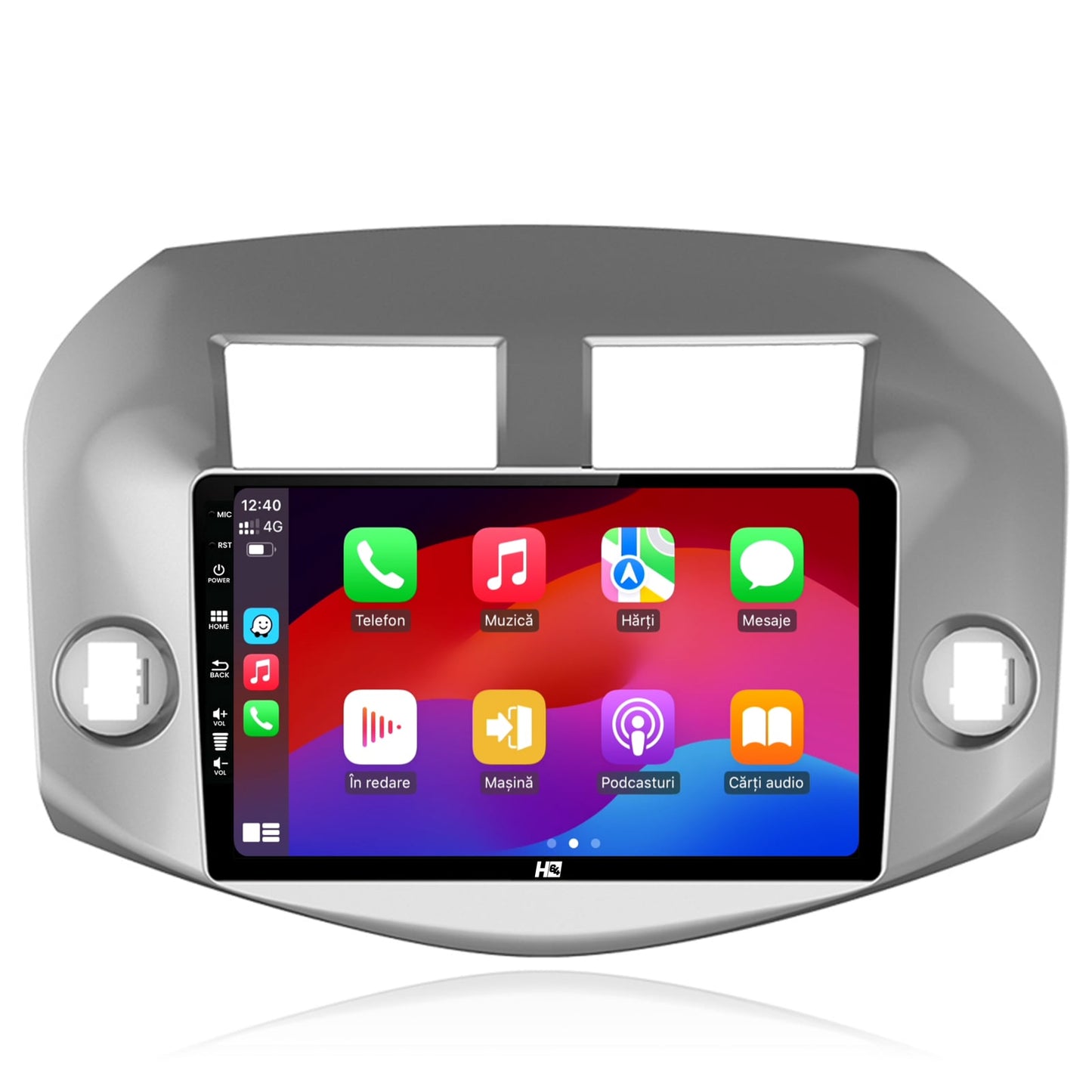 Navigatie HUB64 Toyota RAV4 (2005-2013), 4GB RAM, Android, Quadcore, DSP, GPS, Wi-FI, Carplay, Android Auto, USB, Bluetooth, Waze, Touchscreen, 10.1 Inch