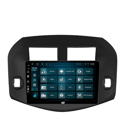 Navigatie HUB64 Toyota RAV4 (2005-2013), 4GB RAM, Android, Quadcore, DSP, GPS, Wi-FI, Carplay, Android Auto, USB, Bluetooth, Waze, Touchscreen, 10.1 Inch