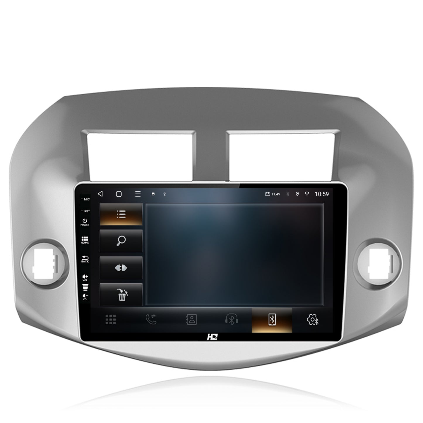 Navigatie HUB64 Toyota RAV4 (2005-2013), 6GB RAM, Android, Octacore, Slot Sim 4G, DSP, GPS, Wi-FI, Carplay, Android Auto, USB, Bluetooth, Waze, Touchscreen, 10.1 Inch