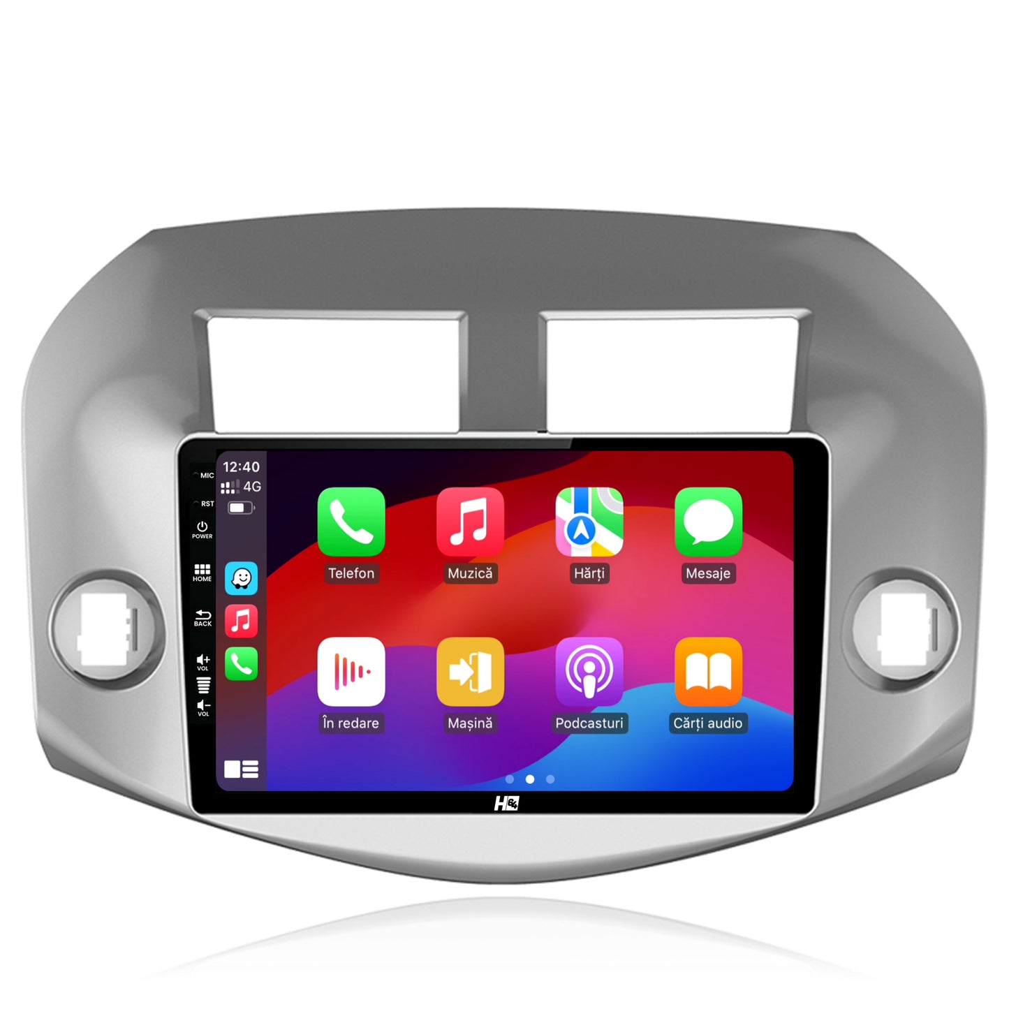 Navigatie HUB64 Toyota RAV4 (2005-2013), 6GB RAM, Android, Octacore, Slot Sim 4G, DSP, GPS, Wi-FI, Carplay, Android Auto, USB, Bluetooth, Waze, Touchscreen, 10.1 Inch