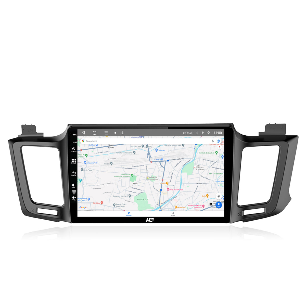Navigatie HUB64 Toyota RAV4 (2013-2018), 2GB RAM, Android, GPS, Wi-FI, Carplay, Android Auto, USB, Bluetooth, Radio, Waze, Touchscreen, 10.1 inch