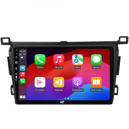 Navigatie HUB64 Toyota RAV4 (2013-2018), 4GB RAM, Android, Quadcore, DSP, GPS, Wi-FI, Carplay, Android Auto, USB, Bluetooth, Waze, Touchscreen, 9 Inch