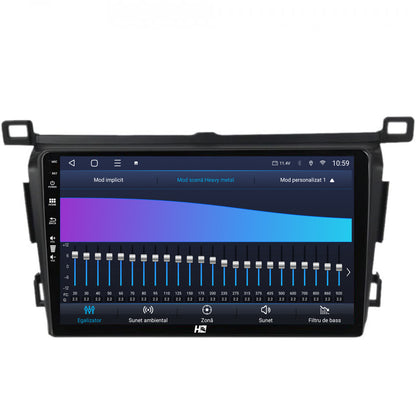 Navigatie HUB64 Toyota RAV4 (2013-2018), 4GB RAM, Android, Octacore, Slot Sim 4G, DSP, GPS, Wi-FI, Carplay, Android Auto, USB, Bluetooth, Waze, Touchscreen, 9 Inch