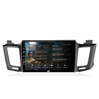 Navigatie HUB64 Toyota RAV4 (2013-2018), 4GB RAM, Android, Quadcore, DSP, GPS, Wi-FI, Carplay, Android Auto, USB, Bluetooth, Waze, Touchscreen, 10.1 Inch