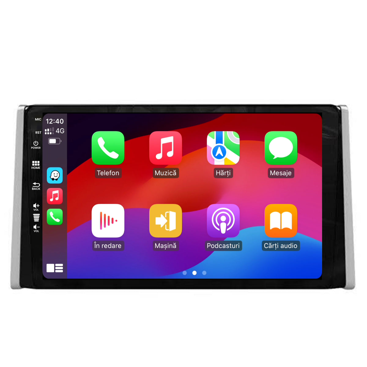 Navigatie HUB64 Toyota RAV4 (2018+), 2GB RAM, Android, GPS, Wi-FI, Carplay, Android Auto, USB, Bluetooth, Radio, Waze, Touchscreen, 9 inch