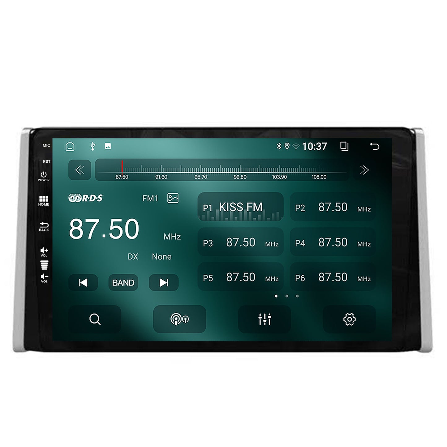 Navigatie HUB64 Toyota RAV4 (2018+), 2GB RAM, Android, GPS, Wi-FI, Carplay, Android Auto, USB, Bluetooth, Radio, Waze, Touchscreen, 9 inch