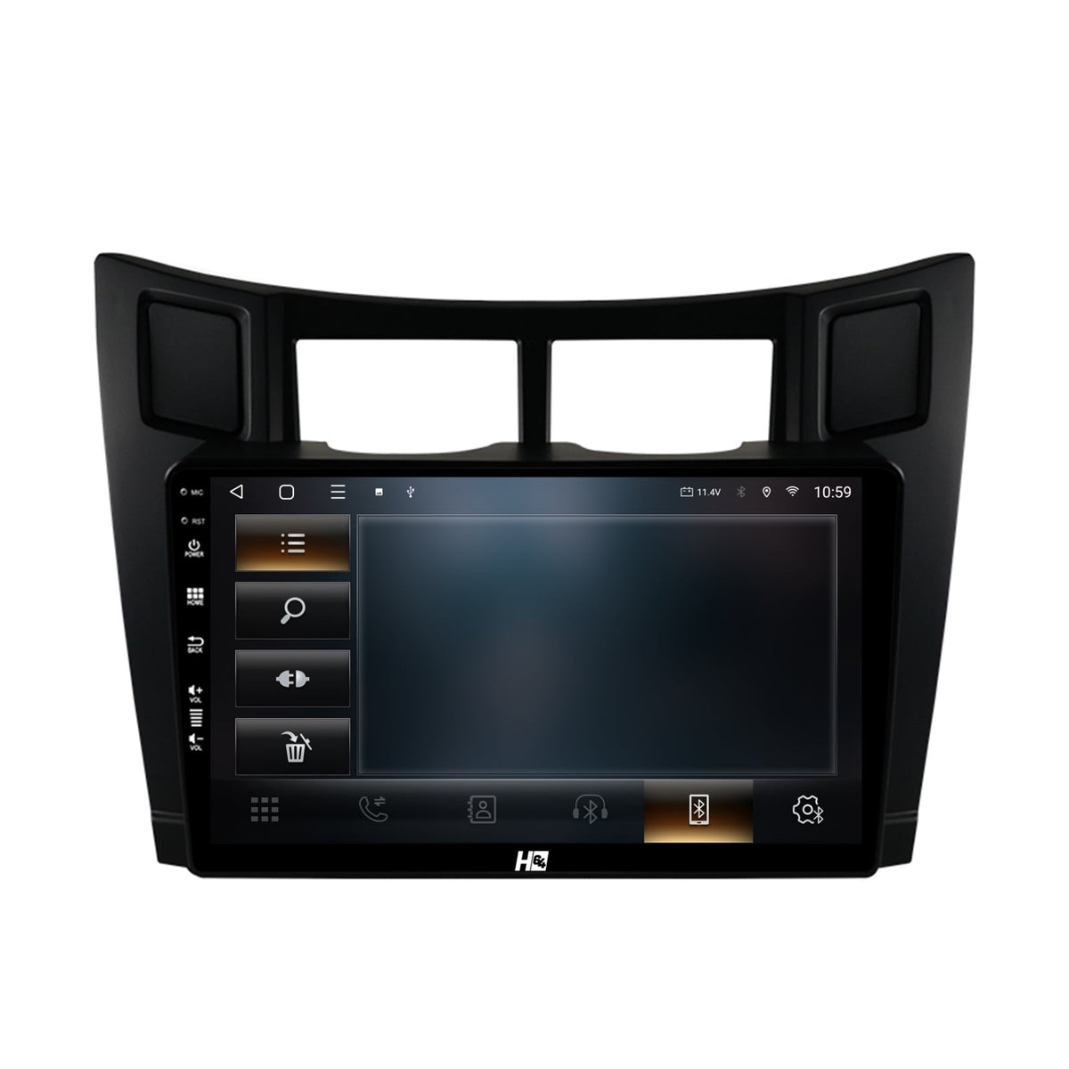 Navigatie HUB64 Toyota Yaris (2005-2012), 4GB RAM, Android, Octacore, Slot Sim 4G, DSP, GPS, Wi-FI, Carplay, Android Auto, USB, Bluetooth, Waze, Touchscreen, 9 inch