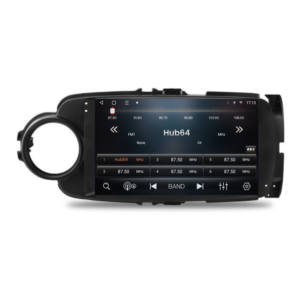 Navigatie HUB64 Toyota Yaris (2010-2018), 2GB RAM, Android, GPS, Wi-FI, Carplay, Android Auto, USB, Bluetooth, Radio, Waze, Touchscreen, 9" inch
