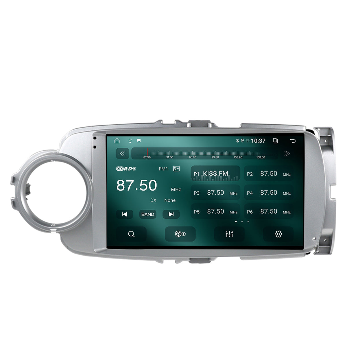 Navigatie HUB64 Toyota Yaris (2010-2018), 2GB RAM, Android, GPS, Wi-FI, Carplay, Android Auto, USB, Bluetooth, Radio, Waze, Touchscreen, 9 inch