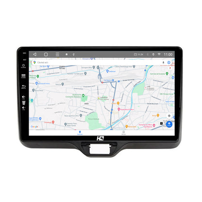 Navigatie HUB64 Toyota Yaris (2020+), 6GB RAM, Android, Octacore, Slot Sim 4G, DSP, GPS, Wi-FI, Carplay, Android Auto, USB, Bluetooth, Waze, Touchscreen, 10.1 Inch