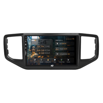 Navigatie HUB64 Volkswagen Amarok (2017-2021), 4GB RAM, Android, Octacore, Slot Sim 4G, DSP, GPS, Wi-FI, Carplay, Android Auto, USB, Bluetooth, Waze, Touchscreen, 9 Inch