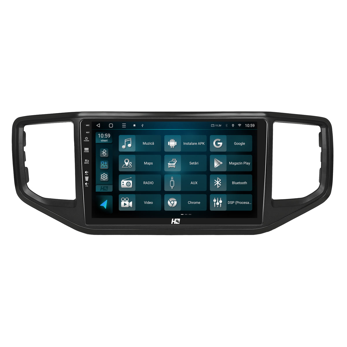 Navigatie HUB64 Volkswagen Amarok (2017-2021), 4GB RAM, Android, Quadcore, DSP, GPS, Wi-FI, Carplay, Android Auto, USB, Bluetooth, Waze, Touchscreen, 9 Inch