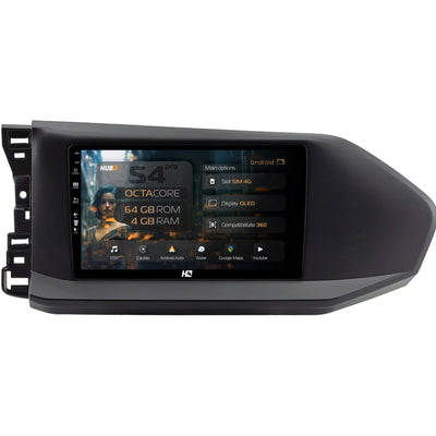 Navigatie HUB64 Volkswagen Caddy (2023+), 4GB RAM, Android, Octacore, Slot Sim 4G, DSP, GPS, Wi-FI, Carplay, Android Auto, USB, Bluetooth, Waze, Touchscreen, 9 Inch