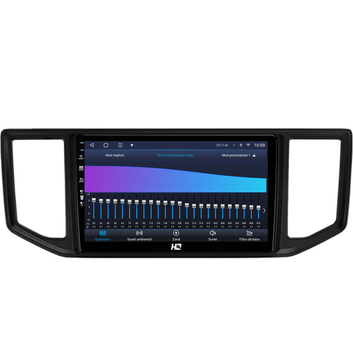 Navigatie HUB64 Volkswagen Crafter (2017+), 6GB RAM, Android, Octacore, Slot Sim 4G, DSP, GPS, Wi-FI, Carplay, Android Auto, USB, Bluetooth, Waze, Touchscreen, 10.1 Inch