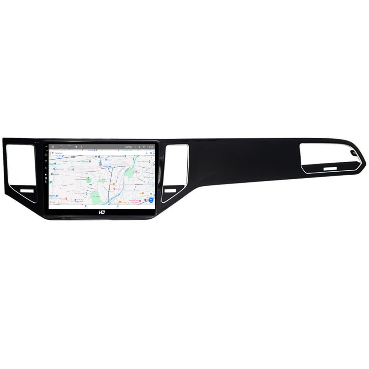 Navigatie HUB64 Golf Sportsvan (2014-2020), 4GB RAM, Android, Octacore, Slot Sim 4G, DSP, GPS, Wi-FI, Carplay, Android Auto, USB, Bluetooth, Waze, Touchscreen, 10.1 inch