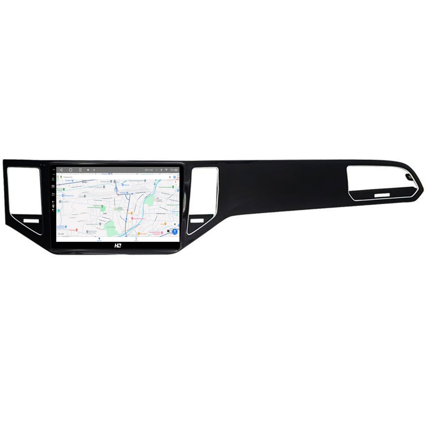 Navigatie HUB64 Golf Sportsvan (2014-2020), 4GB RAM, Android, Octacore, Slot Sim 4G, DSP, GPS, Wi-FI, Carplay, Android Auto, USB, Bluetooth, Waze, Touchscreen, 10.1 inch