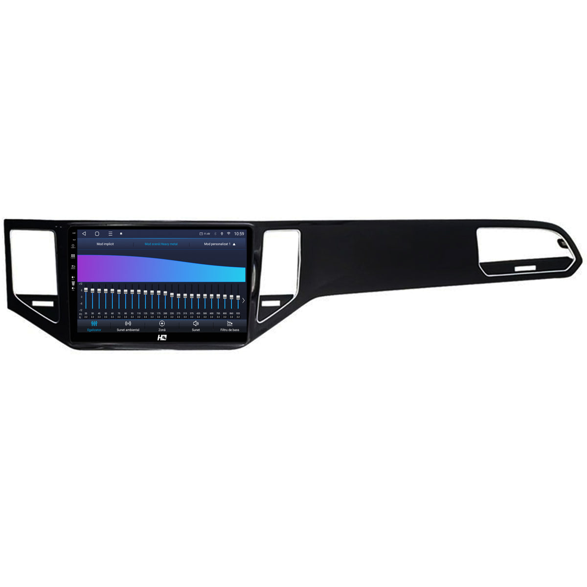 Navigatie HUB64 Golf Sportsvan (2014-2020), 4GB RAM, Android, Quadcore, DSP, GPS, Wi-FI, Carplay, Android Auto, USB, Bluetooth, Waze, Touchscreen, 10.1 inch