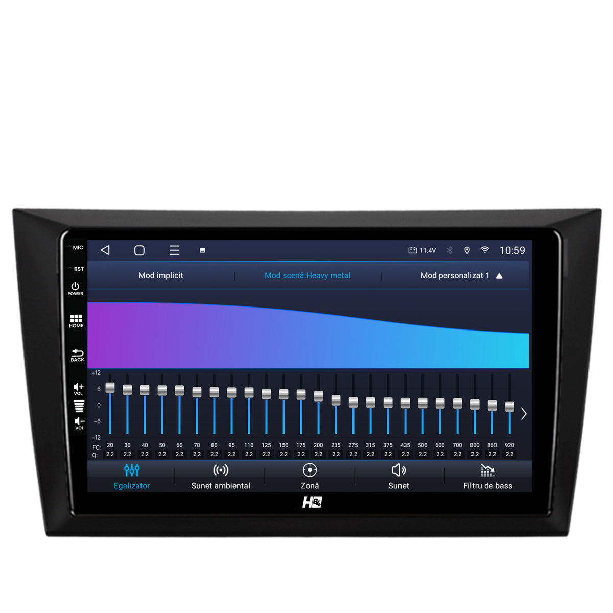 Navigatie HUB64 Volkswagen Golf 6, 8GB RAM, Android, Octacore, Slot Sim 4G, DSP, GPS, Wi-FI, Carplay, Android Auto, USB, Bluetooth, Waze, Touchscreen, 9 Inch