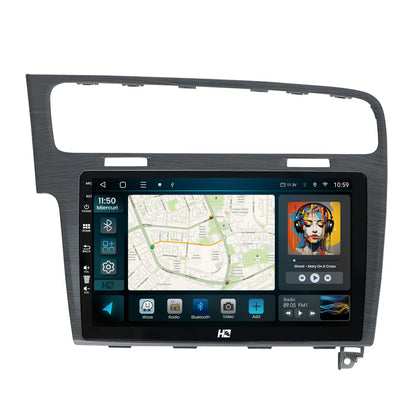 Navigatie HUB64 Volkswagen Golf 7, 4GB RAM, Android, Quadcore, DSP, GPS, Wi-FI, Carplay, Android Auto, USB, Bluetooth, Waze, Touchscreen, 10.1 Inch