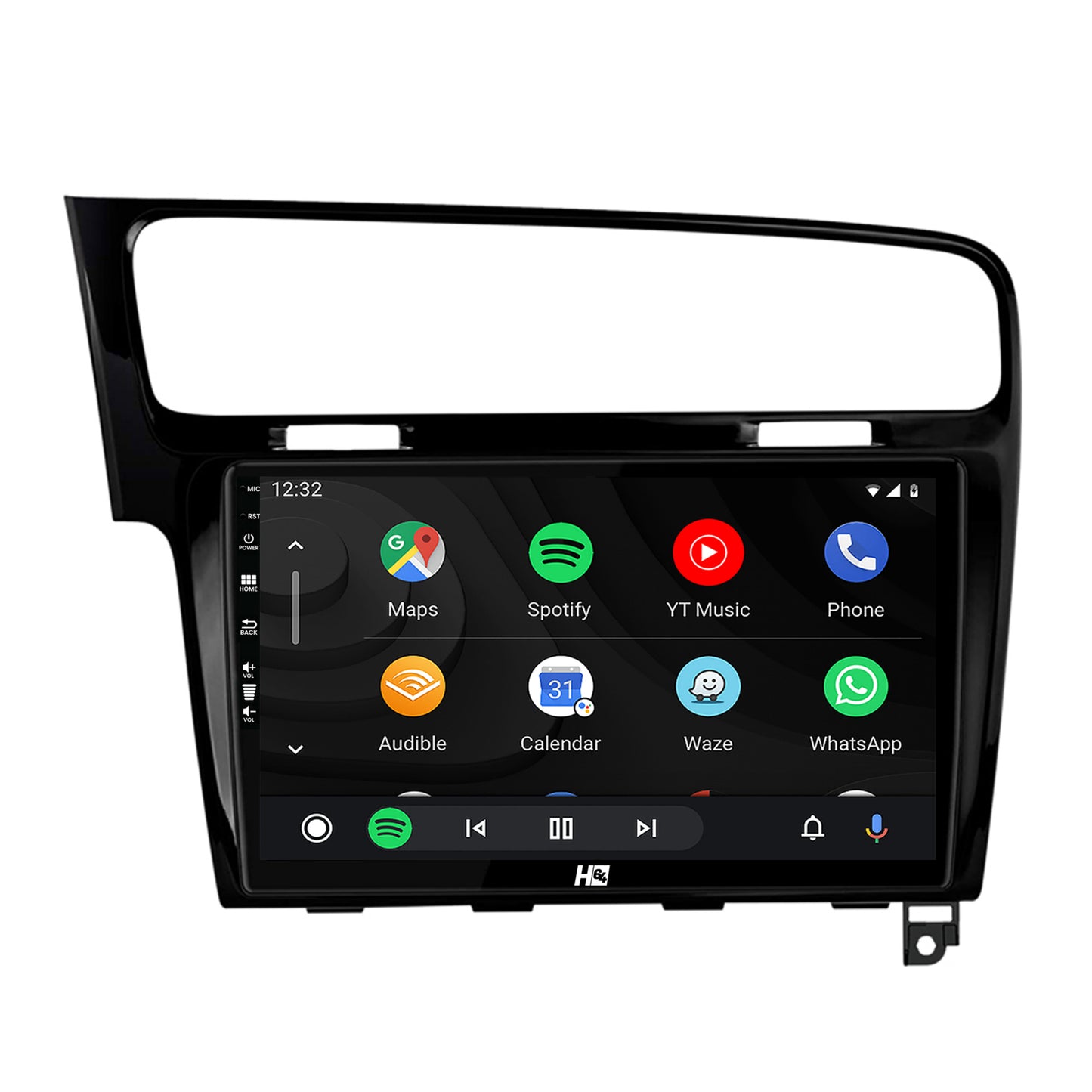 Navigatie HUB64 Volkswagen Golf 7, 6GB RAM, Android, Octacore, Slot Sim 4G, DSP, GPS, Wi-FI, Carplay, Android Auto, USB, Bluetooth, Waze, Touchscreen, 10.1 Inch