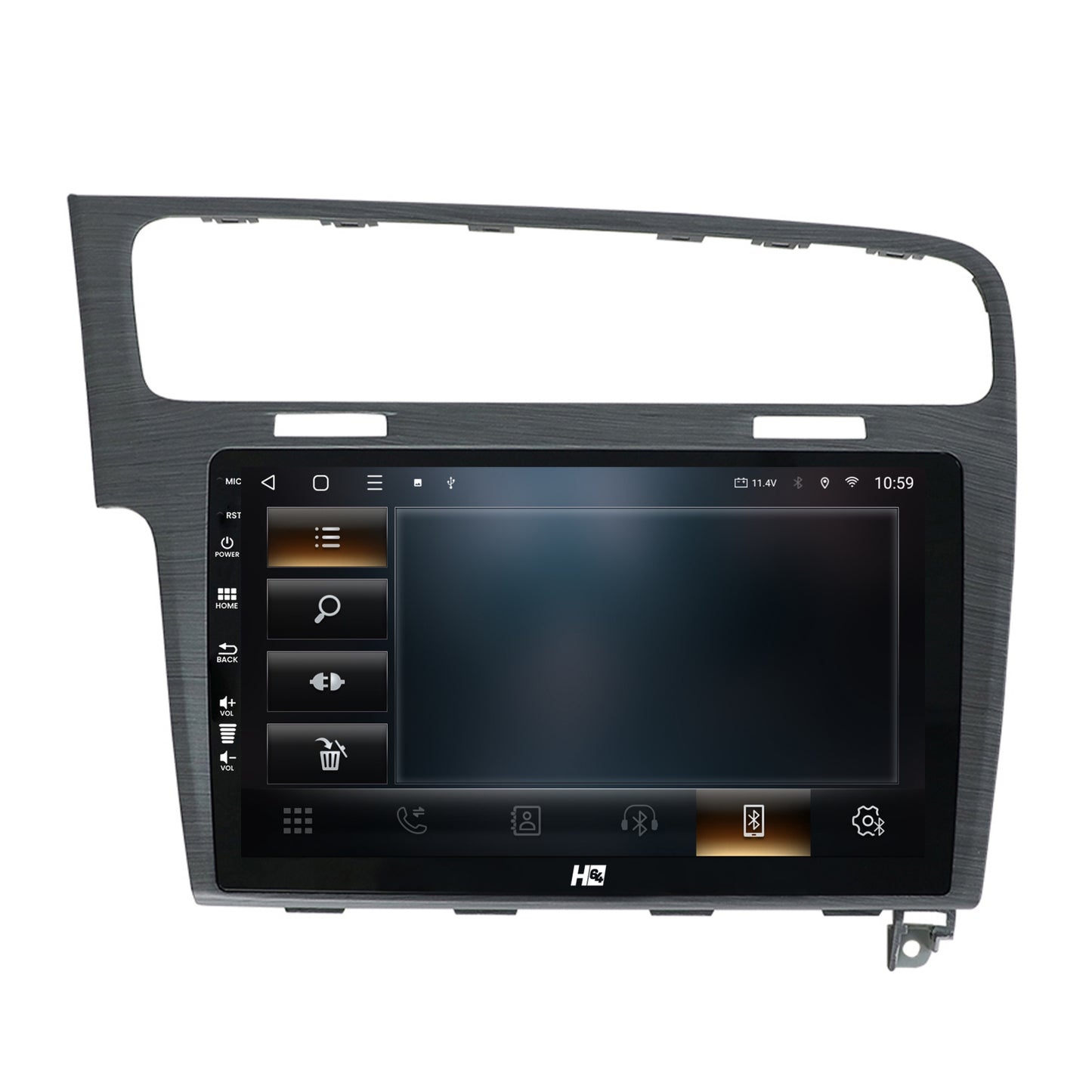 Navigatie HUB64 Volkswagen Golf 7, 6GB RAM, Android, Octacore, Slot Sim 4G, DSP, GPS, Wi-FI, Carplay, Android Auto, USB, Bluetooth, Waze, Touchscreen, 10.1 Inch