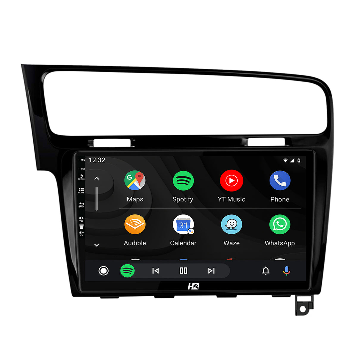 Navigatie HUB64 Volkswagen GOLF 7, 8GB RAM, Android, Octacore, Slot Sim 4G, DSP, GPS, Wi-FI, Carplay, Android Auto, USB, Bluetooth, Waze, Touchscreen, 10.1 Inch