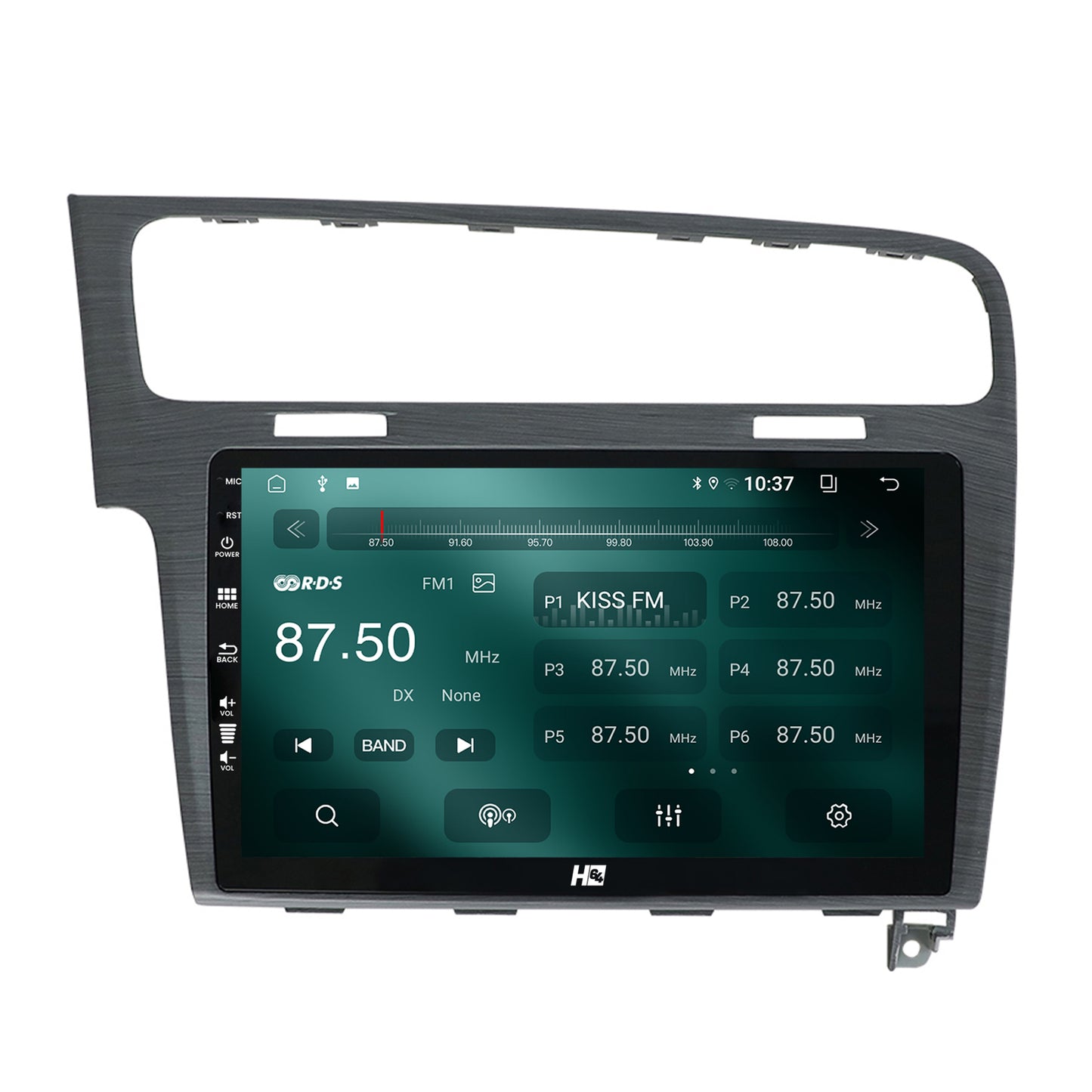Navigatie Hub64 Volkswagen Golf 7, 2GB RAM, Android, GPS, Wi-FI, Carplay, Android Auto, USB, Bluetooth, Radio, Waze, Touchscreen, 10.1 inch
