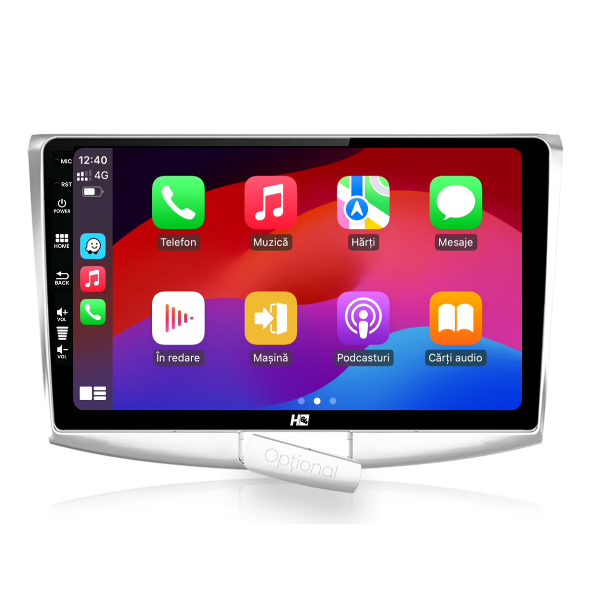 Navigatie HUB64 Volkswagen Passat B6 / B7 / CC, 4GB RAM, Android, Octacore, Slot Sim 4G, DSP, GPS, Wi-FI, Carplay, Android Auto, USB, Bluetooth, Waze, Touchscreen,, 10.1 Inch