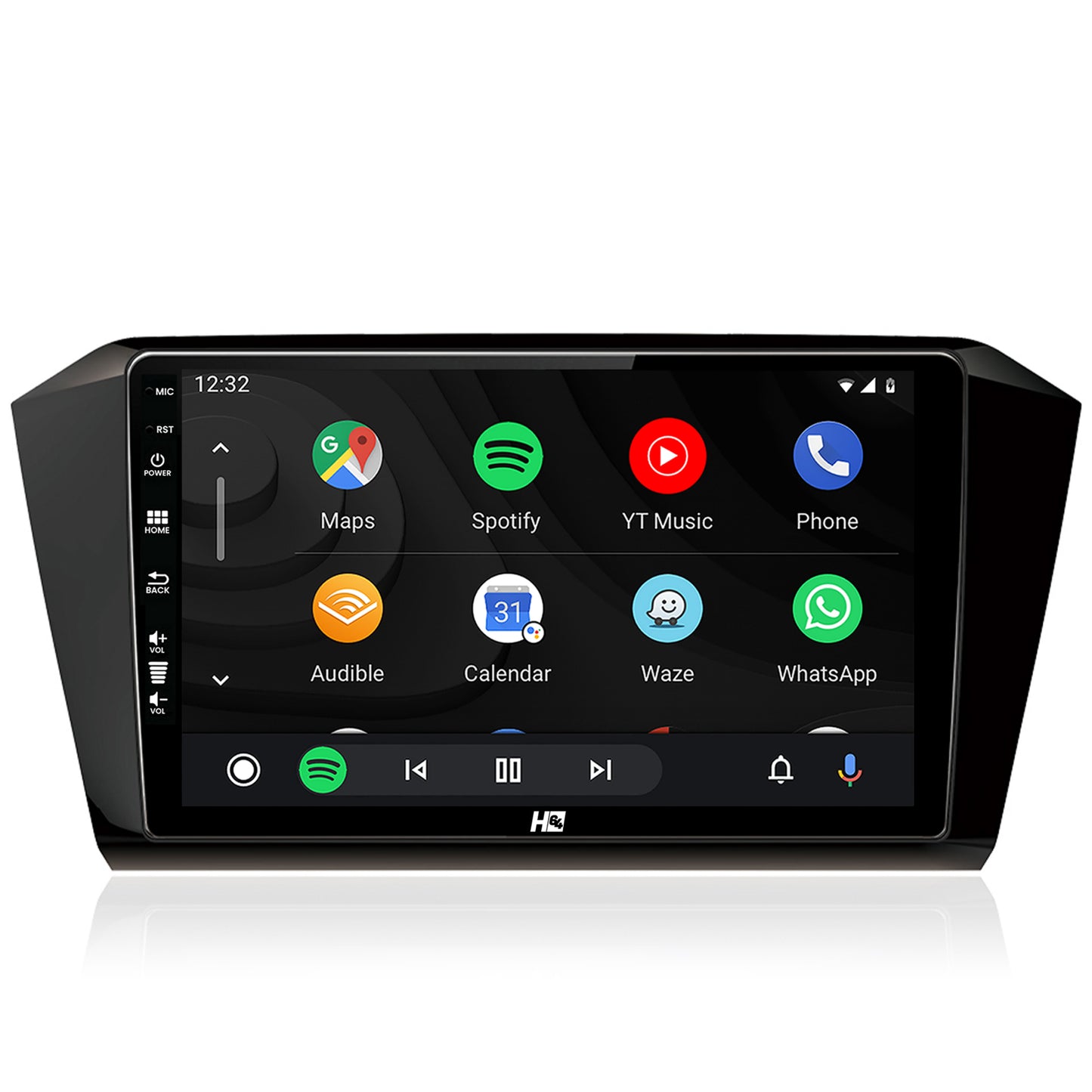 Navigatie HUB64 Volkswagen Passat B8, 2GB RAM, Android, GPS, Wi-FI, Carplay, Android Auto, USB, Bluetooth, Radio, Waze, Touchscreen, 10.1 inch