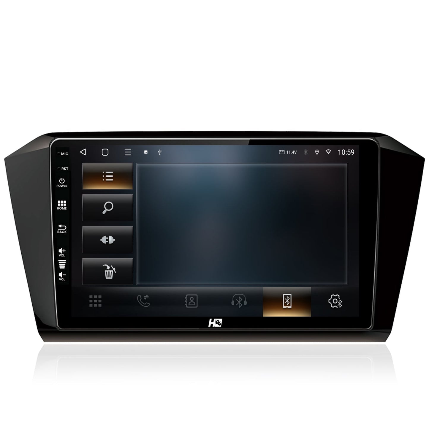 Navigatie HUB64 Volkswagen Passat B8, 4GB RAM, Android, Octacore, Slot Sim 4G, DSP, GPS, Wi-FI, Carplay, Android Auto, USB, Bluetooth, Waze, Touchscreen, 10.1 Inch
