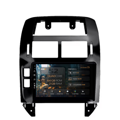 Navigatie HUB64 Volkswagen Polo (2004-2011), 2GB RAM, Android, GPS, Wi-FI, Carplay, Android Auto, USB, Bluetooth, Radio, Waze, Touchscreen, 9 inch
