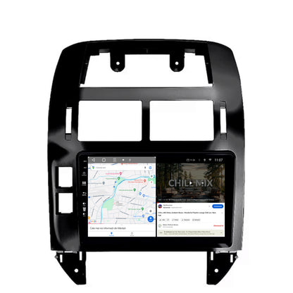 Navigatie HUB64 Volkswagen Polo (2004-2011), 4GB RAM, Android, Octacore, Slot Sim 4G, DSP, GPS, Wi-FI, Carplay, Android Auto, USB, Bluetooth, Waze, Touchscreen, 9 inch