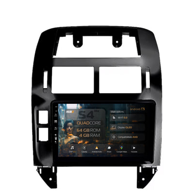 Navigatie HUB64 Volkswagen Polo (2004-2011), 4GB RAM, Android, Quadcore, DSP, GPS, Wi-FI, Carplay, Android Auto, USB, Bluetooth, Waze, Touchscreen, 9 inch