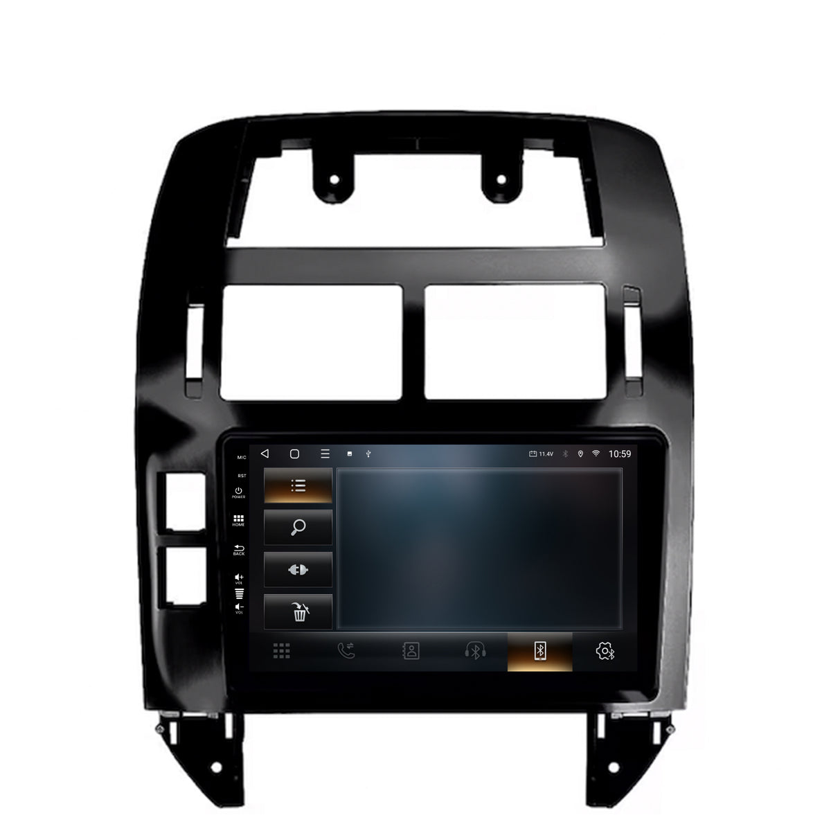 Navigatie HUB64 Volkswagen Polo (2004-2011), 8GB RAM, Android, Octacore, Slot Sim 4G, DSP, GPS, Wi-FI, Carplay, Android Auto, USB, Bluetooth, Waze, Touchscreen, 9 Inch