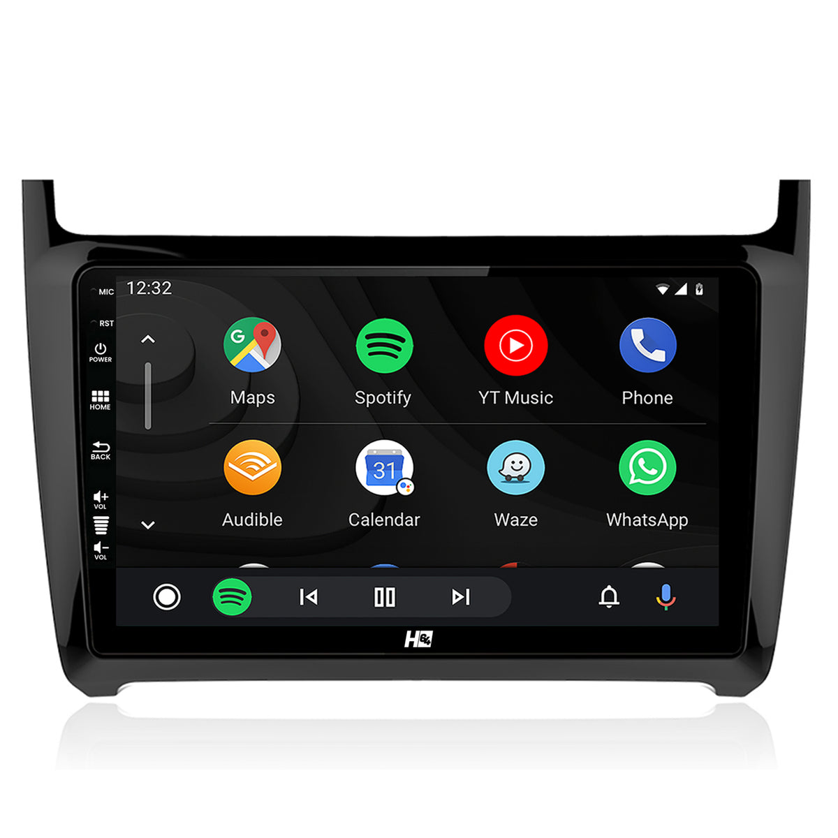Navigatie HUB64 Volkswagen Polo (2009+), 2GB RAM, Android, GPS, Wi-FI, Carplay, Android Auto, USB, Bluetooth, Radio, Waze, Touchscreen, 9 inch