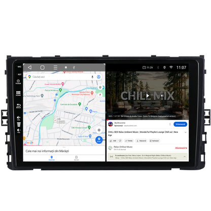 Navigatie HUB64 Volkswagen Polo (2018+), 4GB RAM, Android, Quadcore, DSP, GPS, Wi-FI, Carplay, Android Auto, USB, Bluetooth, Waze, Touchscreen, 9 inch