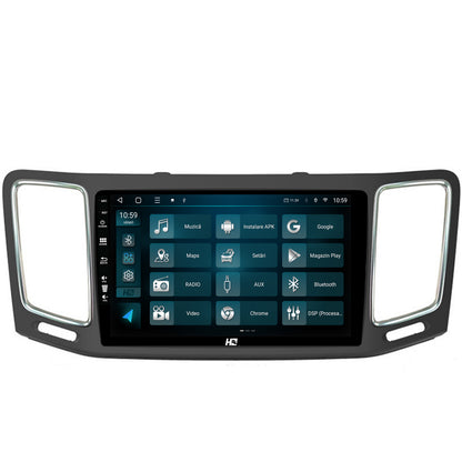 Navigatie HUB64 Volkswagen Sharan / Seat Alhambra (2010-2018), 2GB RAM, Android, GPS, Wi-FI, Carplay, Android Auto, USB, Bluetooth, Radio, Waze, Touchscreen, 9 inch