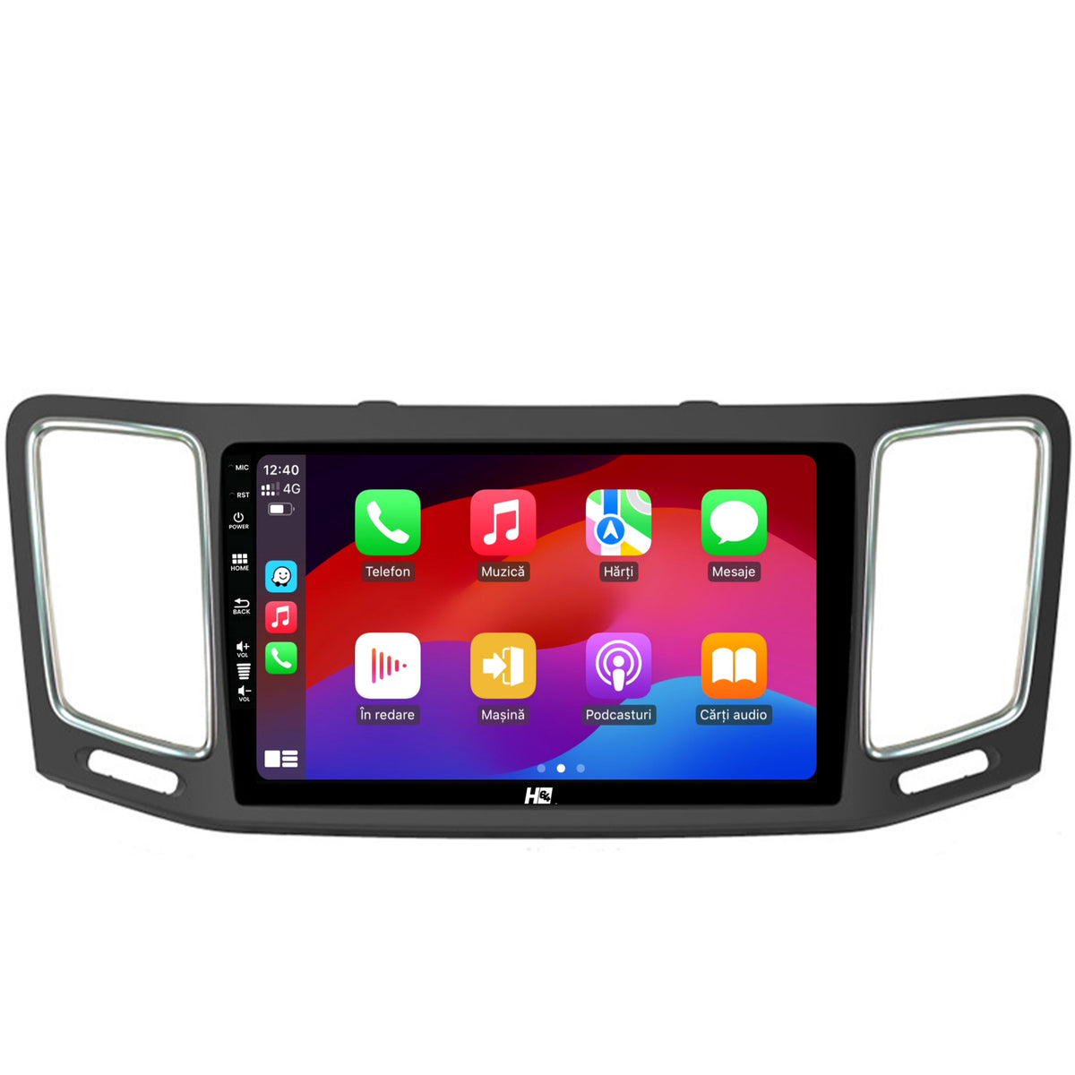 Navigatie HUB64 Volkswagen Sharan / Seat Alhambra (2010-2018), 4GB RAM, Android, Octacore, Slot Sim 4G, DSP, GPS, Wi-FI, Carplay, Android Auto, USB, Bluetooth, Waze, Touchscreen, 9 inch