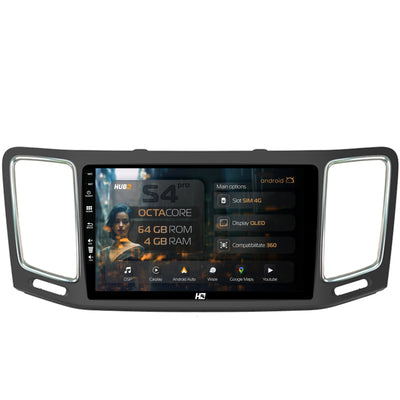 Navigatie HUB64 Volkswagen Sharan / Seat Alhambra (2010-2018), 4GB RAM, Android, Octacore, Slot Sim 4G, DSP, GPS, Wi-FI, Carplay, Android Auto, USB, Bluetooth, Waze, Touchscreen, 9 inch