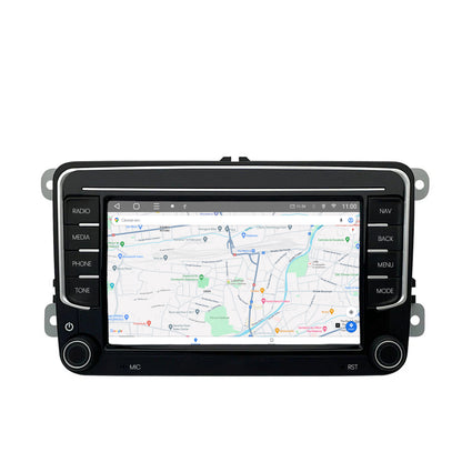 Navigatie HUB64 Volkswagen, Skoda, Seat, 2GB RAM, Android, GPS, Wi-FI, Carplay, Android Auto, USB, Bluetooth, Radio, Waze, Touchscreen, 7 inch