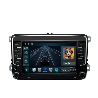 Navigatie HUB64 Volkswagen, Skoda, Seat, 4GB RAM, Android, GPS, Wi-FI, Carplay, Android Auto, USB, Bluetooth, Radio, Waze, Touchscreen, 7 inch