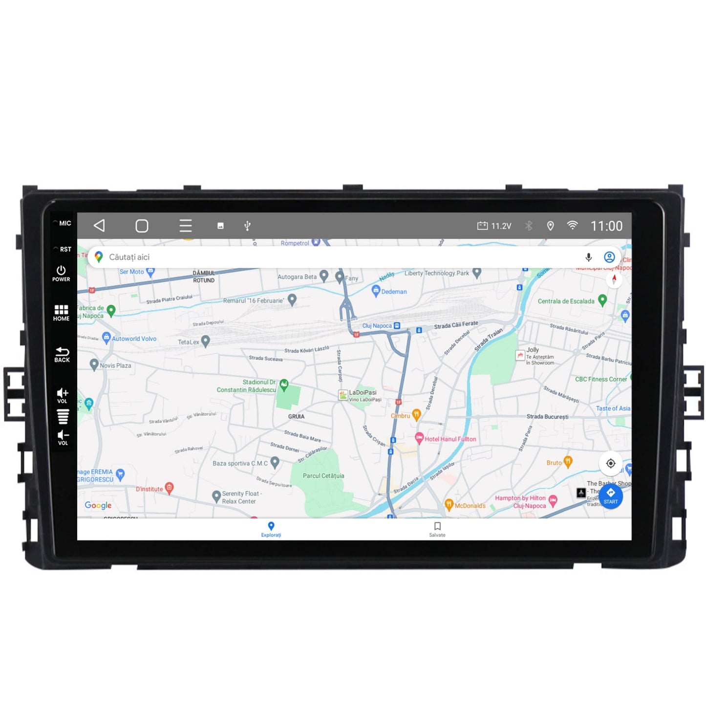 Navigatie HUB64 Volkswagen Arteon (2017+), 2GB RAM, Android, GPS, Wi-FI, Carplay, Android Auto, USB, Bluetooth, Radio, Waze, Touchscreen, 9 inch