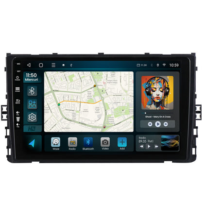 Navigatie HUB64 Volkswagen Arteon (2017+), 4GB RAM, Android, Octacore, Slot Sim 4G, DSP, GPS, Wi-FI, Carplay, Android Auto, USB, Bluetooth, Waze, Touchscreen, 9 inch