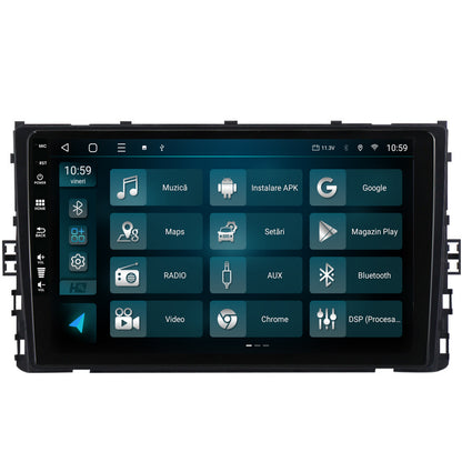 Navigatie HUB64 Volkswagen Arteon (2017+), 4GB RAM, Android, Quadcore, DSP, GPS, Wi-FI, Carplay, Android Auto, USB, Bluetooth, Waze, Touchscreen, 9 inch - Copie