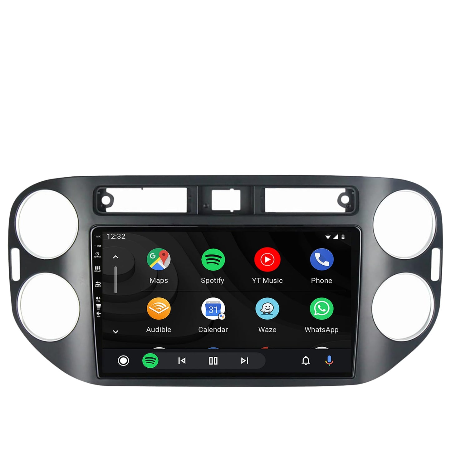 Navigatie HUB64 Volkswagen Tiguan (2010-2016), 2GB RAM, Android, GPS, Wi-FI, Carplay, Android Auto, USB, Bluetooth, Radio, Waze, Touchscreen, 9 inch