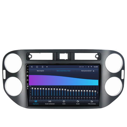 Navigatie HUB64 Volkswagen Tiguan (2010-2016), 4GB RAM, Android, Octacore, Slot Sim 4G, DSP, GPS, Wi-FI, Carplay, Android Auto, USB, Bluetooth, Waze, Touchscreen, 9 inch