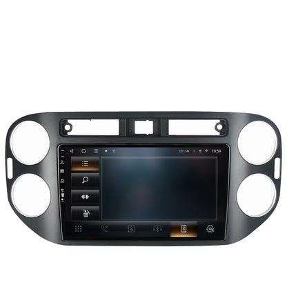 Navigatie HUB64 Volkswagen Tiguan (2010-2016), 8GB RAM, Android, Octacore, Slot Sim 4G, DSP, GPS, Wi-FI, Carplay, Android Auto, USB, Bluetooth, Waze, Touchscreen, 9 Inch
